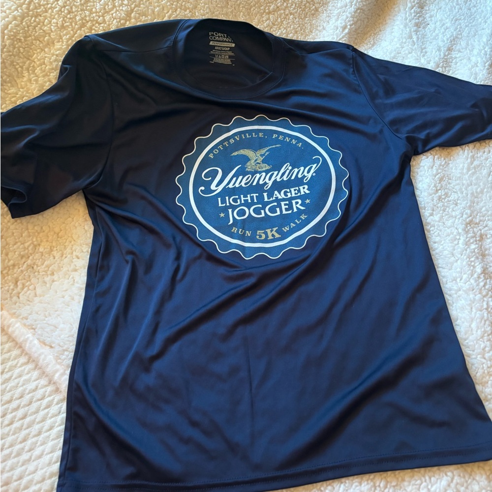Yuengling Navy Blue Short Sleeve DryFit Tee